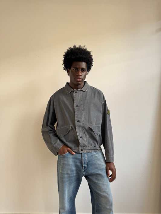 S/S 1989 Stone Island Washed Reversible Tela Stella Jacket