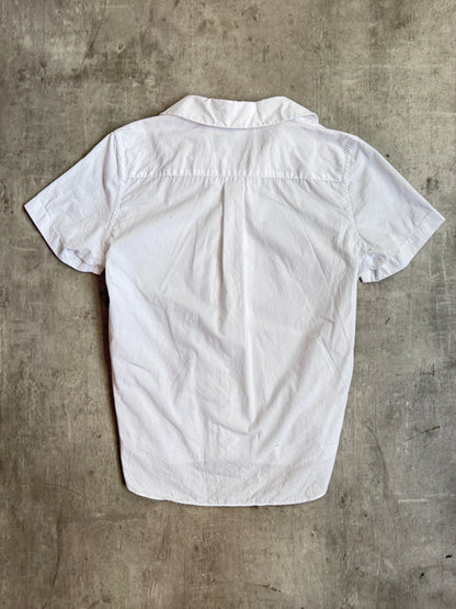 2017 CDG Tricot White Poplin Cotton Shirt