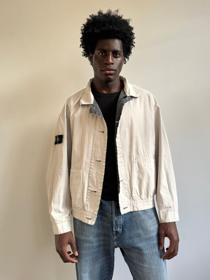 S/S 1989 Stone Island Washed Reversible Tela Stella Jacket