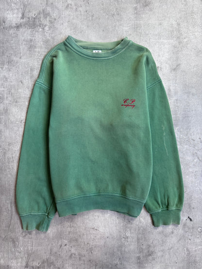 A/W 1994 C.P. Company Green Embroidered Heavyweight Sweater