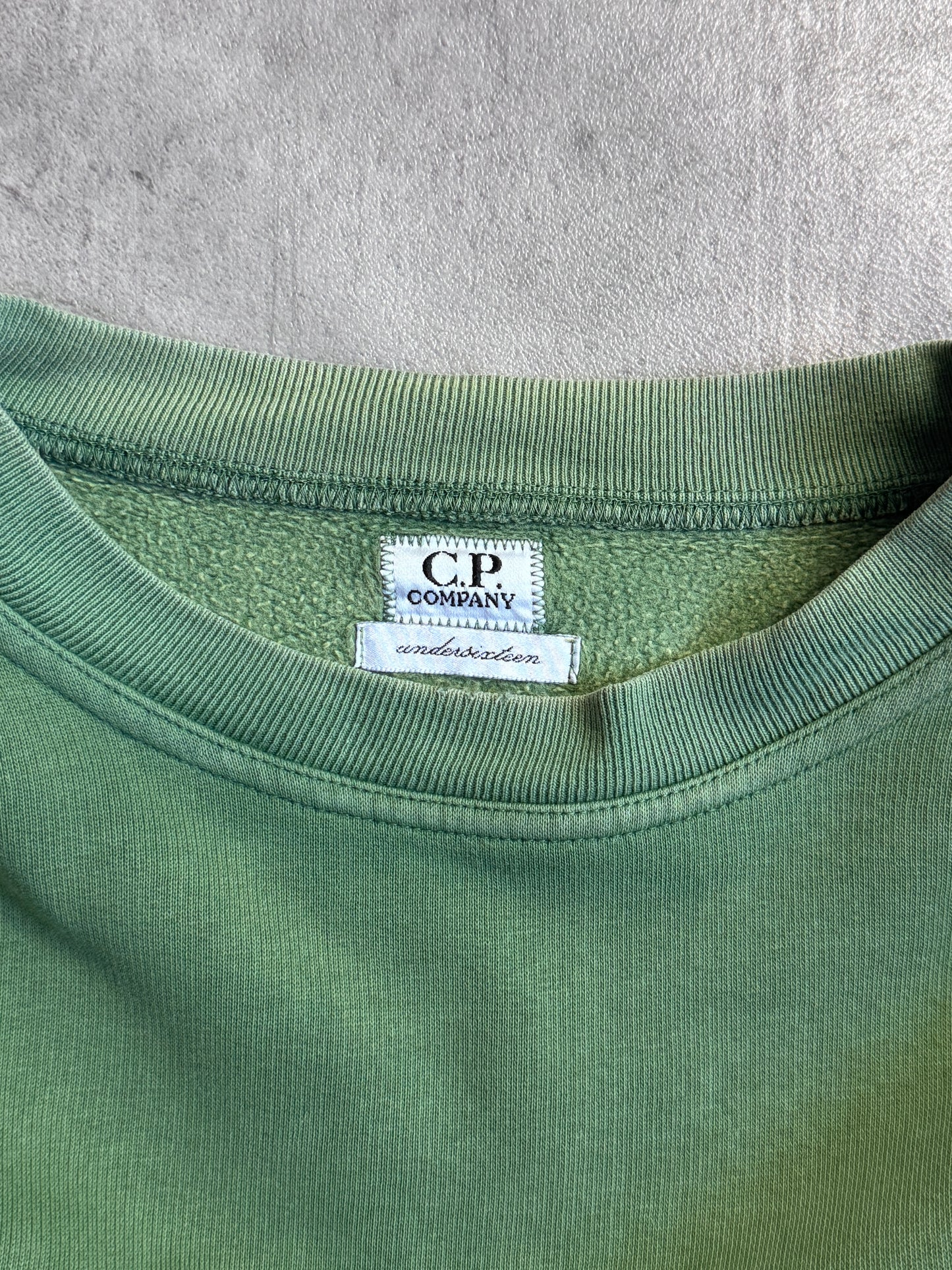 A/W 1994 C.P. Company Green Embroidered Heavyweight Sweater