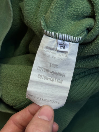 A/W 1994 C.P. Company Green Embroidered Heavyweight Sweater