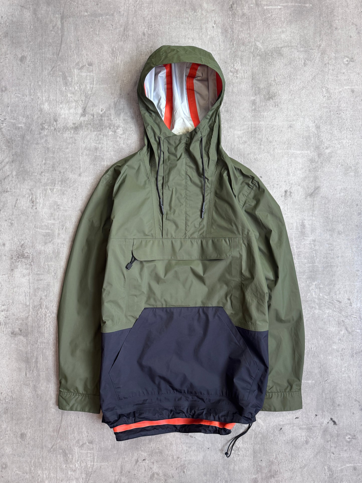 2017 CDG Homme Khaki Waterproof Cagoule