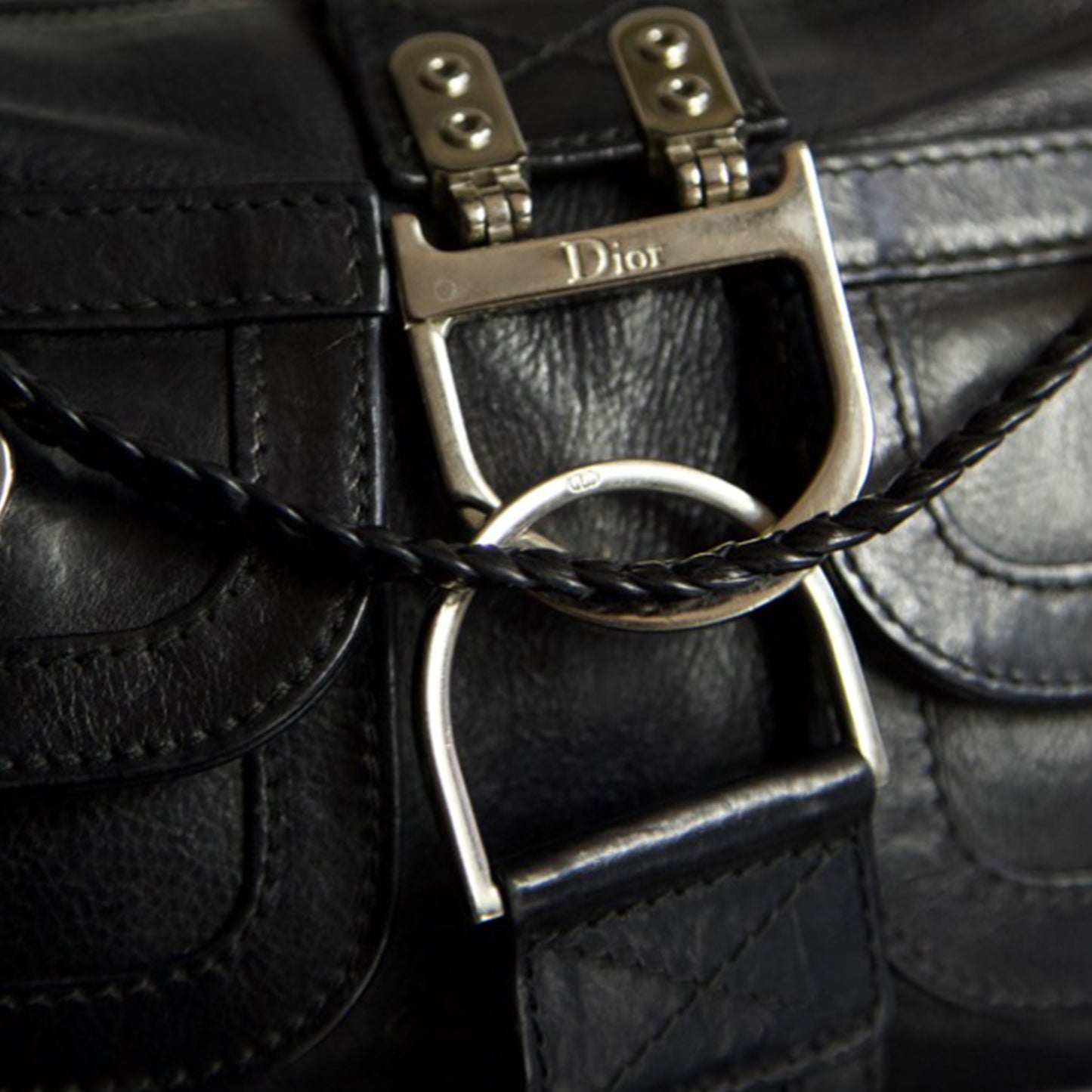 Christian Dior 2005 Leather Flight Bag