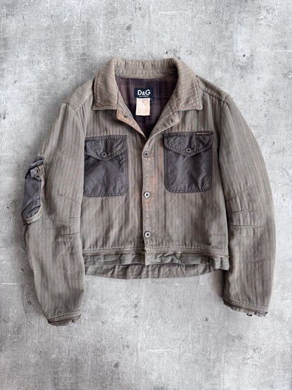 S/S 2003 Dolce & Gabbana Split Multi Zip Modular Utility Jacket
