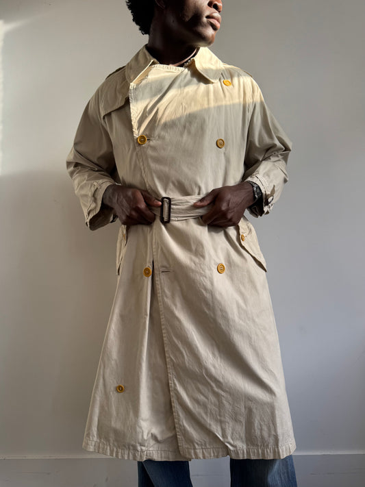 S/S 1987 C.P. Company Double Breasted Belted Trench Coat