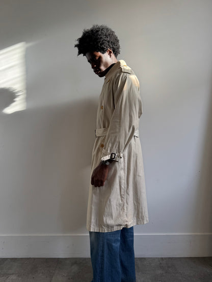 S/S 1987 C.P. Company Double Breasted Belted Trench Coat
