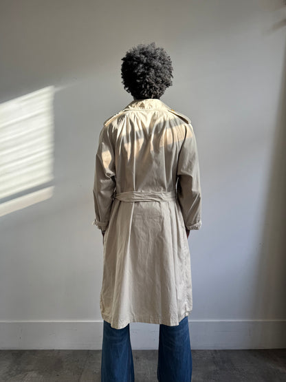 S/S 1987 C.P. Company Double Breasted Belted Trench Coat