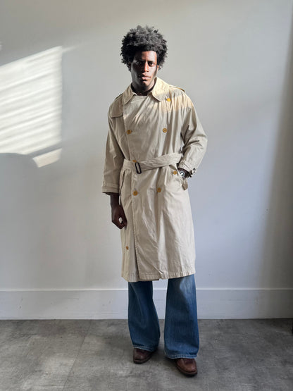 S/S 1987 C.P. Company Double Breasted Belted Trench Coat