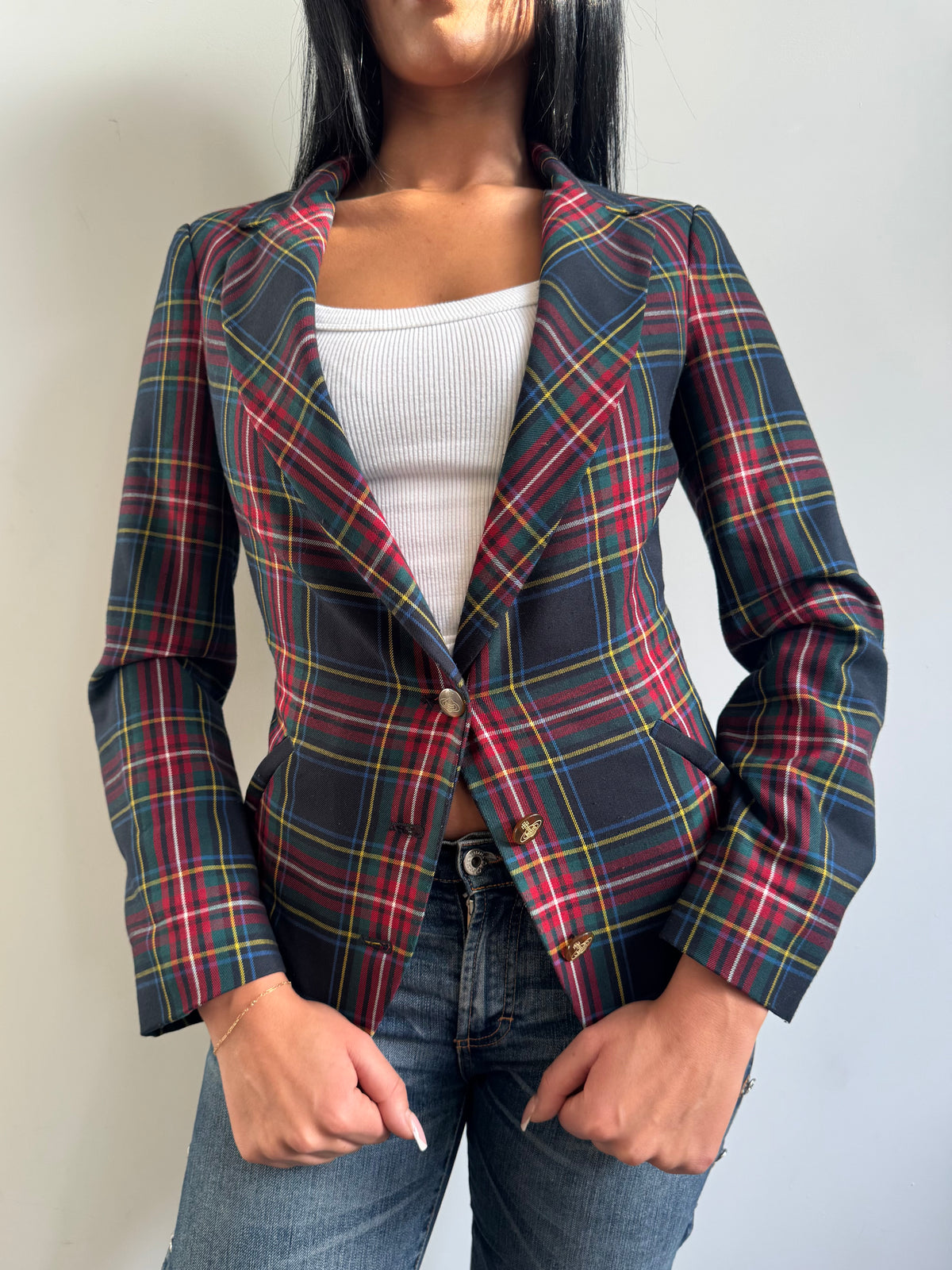 Vivienne Westwood Red Label Tartan Blazer