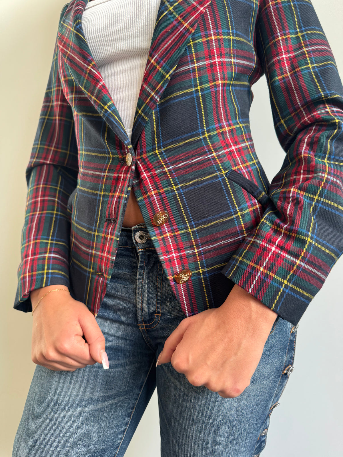 Vivienne Westwood Red Label Tartan Blazer