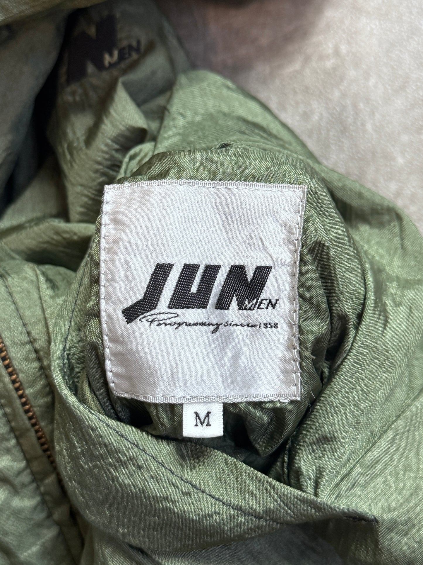 Jun Men Japanese Reversible Crinkle M-A2 Bomber Jacket