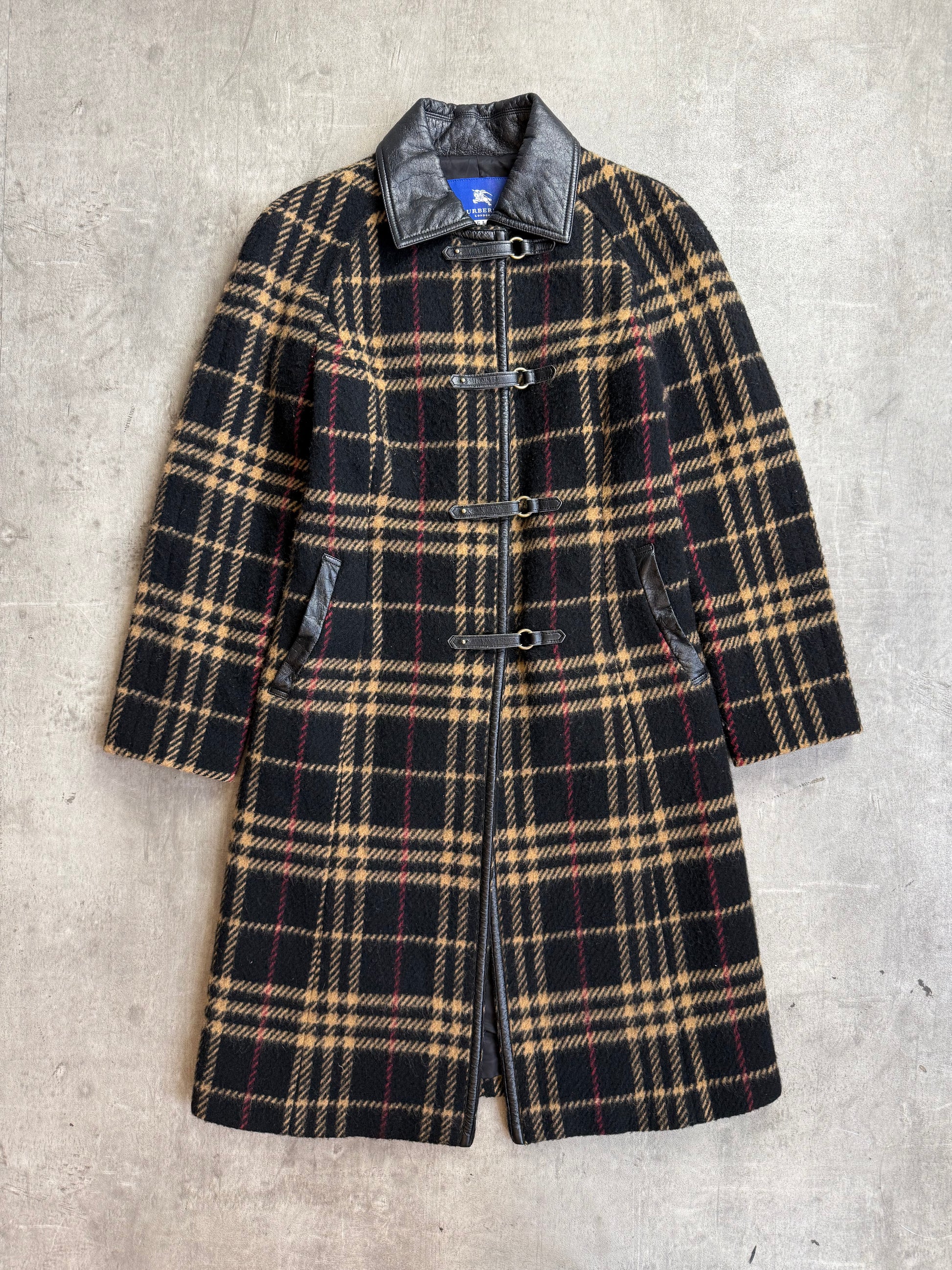BURBERRY BLUE LABEL アウター Burberry Blue Label Pea Coat Gold Buttons Asian fit 36 us size XS