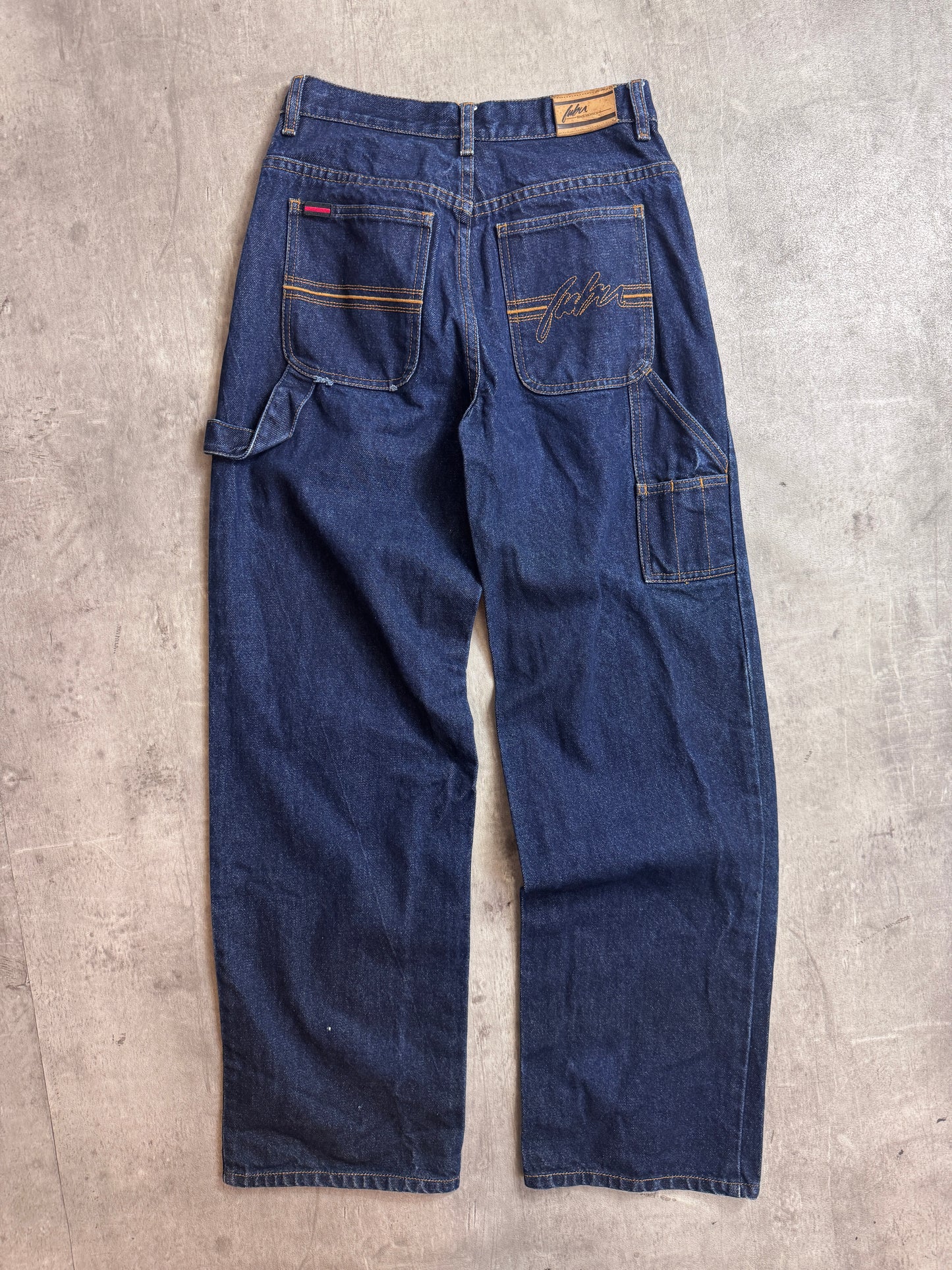 Fubu Collection Inidgo Denim Wide Fit Carpenter Jeans