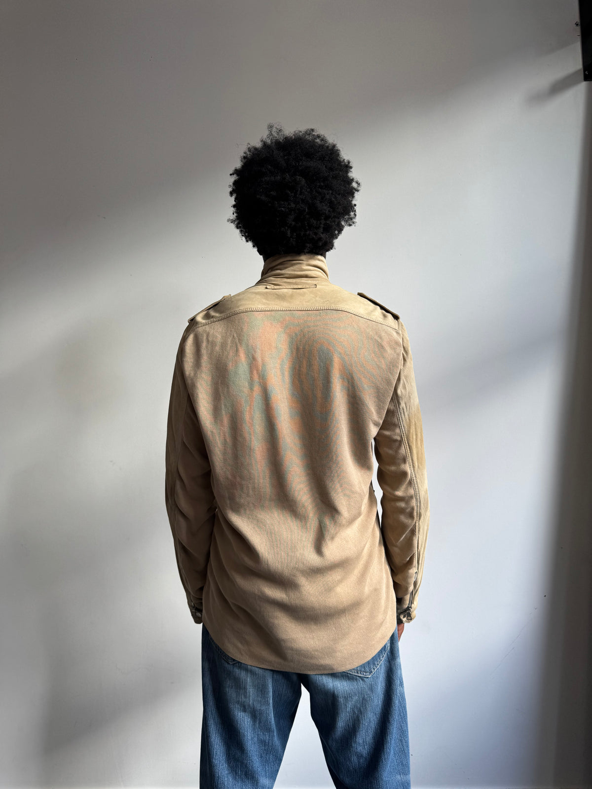 S/S 2004 Prada Beige Suede Hunting Jacket (SOLD AS SEEN)