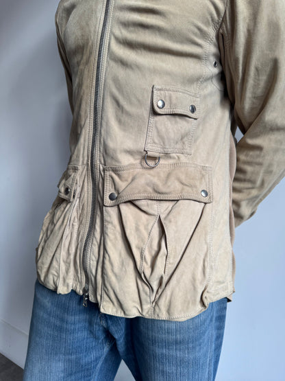 S/S 2004 Prada Beige Suede Hunting Jacket (SOLD AS SEEN)