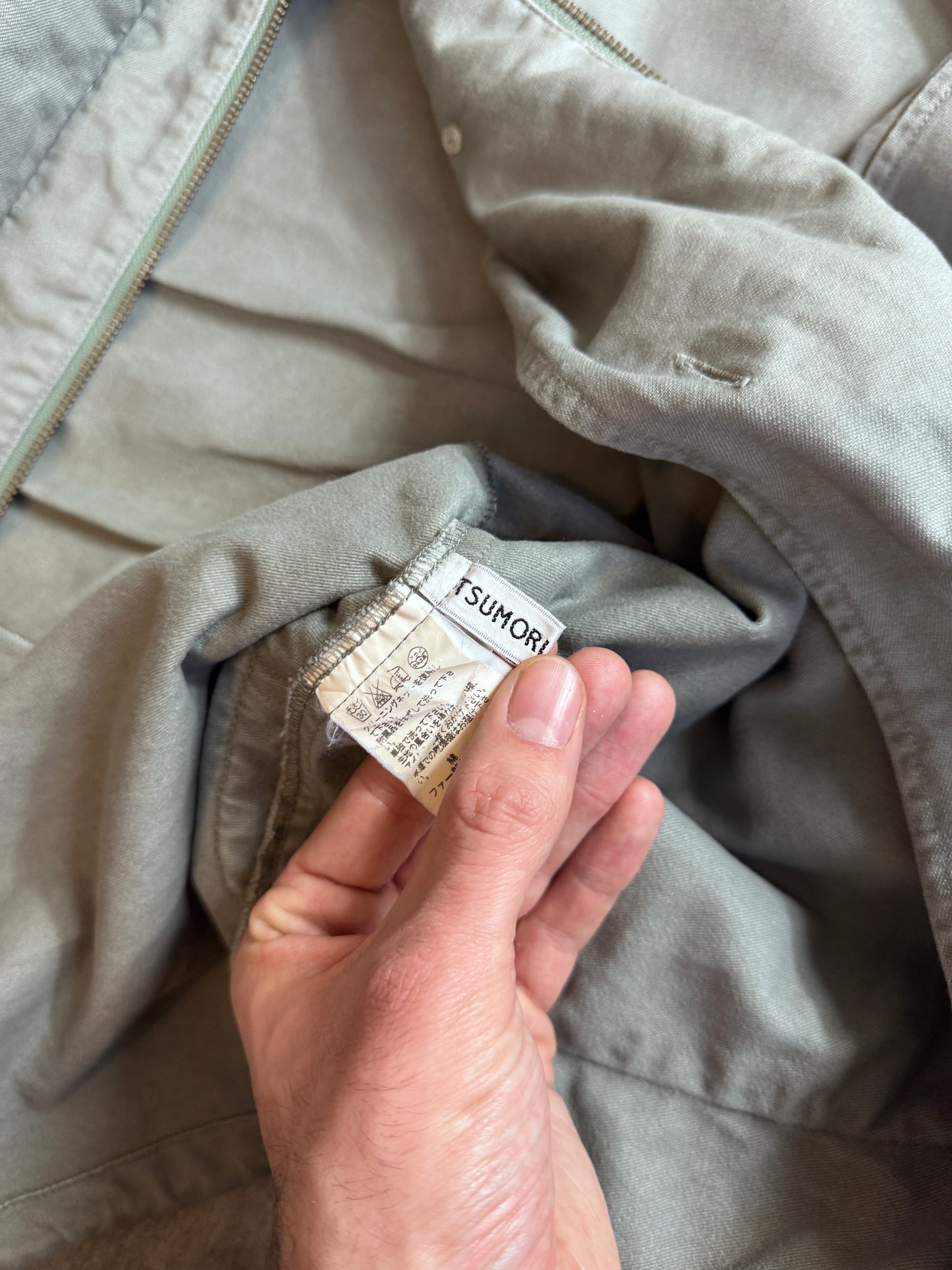 Issey Miyake Tsumori Chisato Button Latch Military Parka