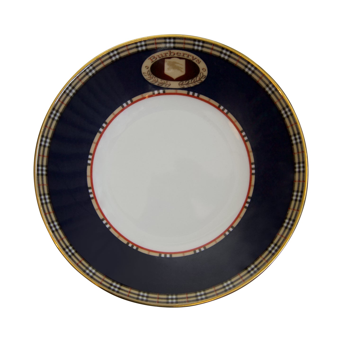 Burberry Navy China Mug and Saucer
