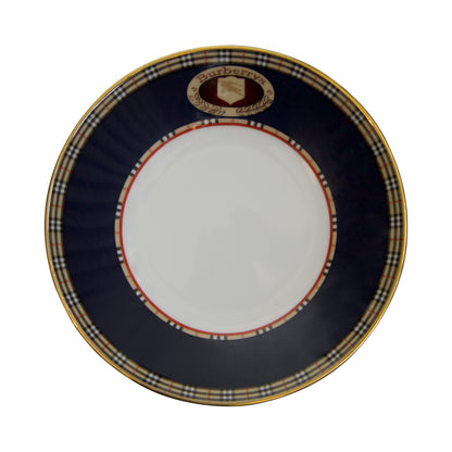 Burberry Navy China Mug and Saucer