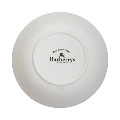 Burberry Navy China Mug and Saucer