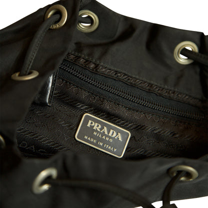 Prada Black Nylon Mini Rucksack