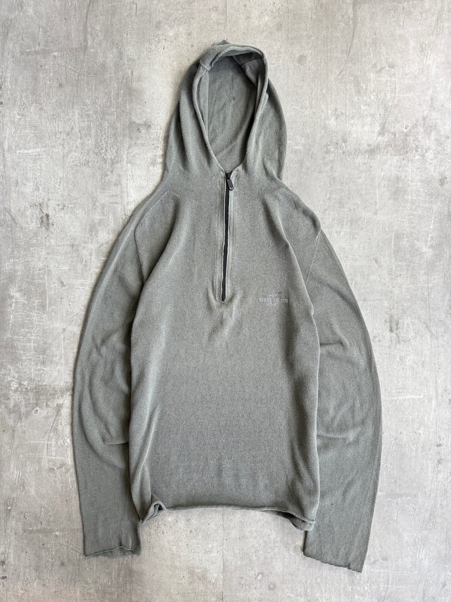 S/S2007 Stone Island Washed Green 25th Anniversary Hoodie