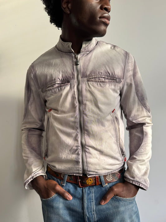 Armani Jeans Shadow Fade Moto Jacket
