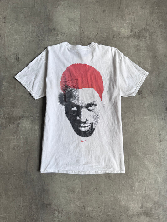 1990s Nike x Dennis Rodman Two Side Portrait Graphic Tee