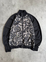 Stussy Olive All Over Print Hybrid Track Jacket