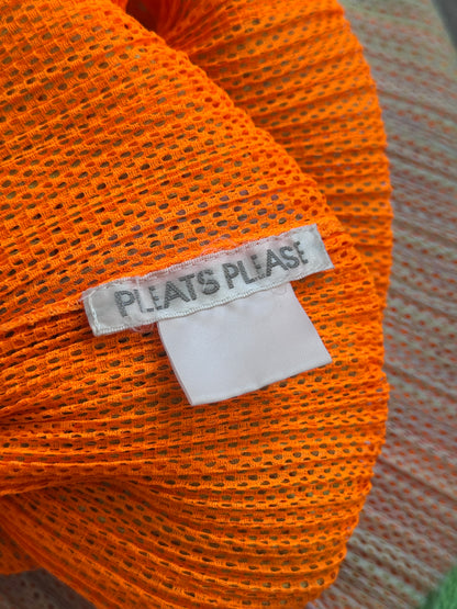 Issey Miyake Pleats Please Mesh Pleated Maxi Dress