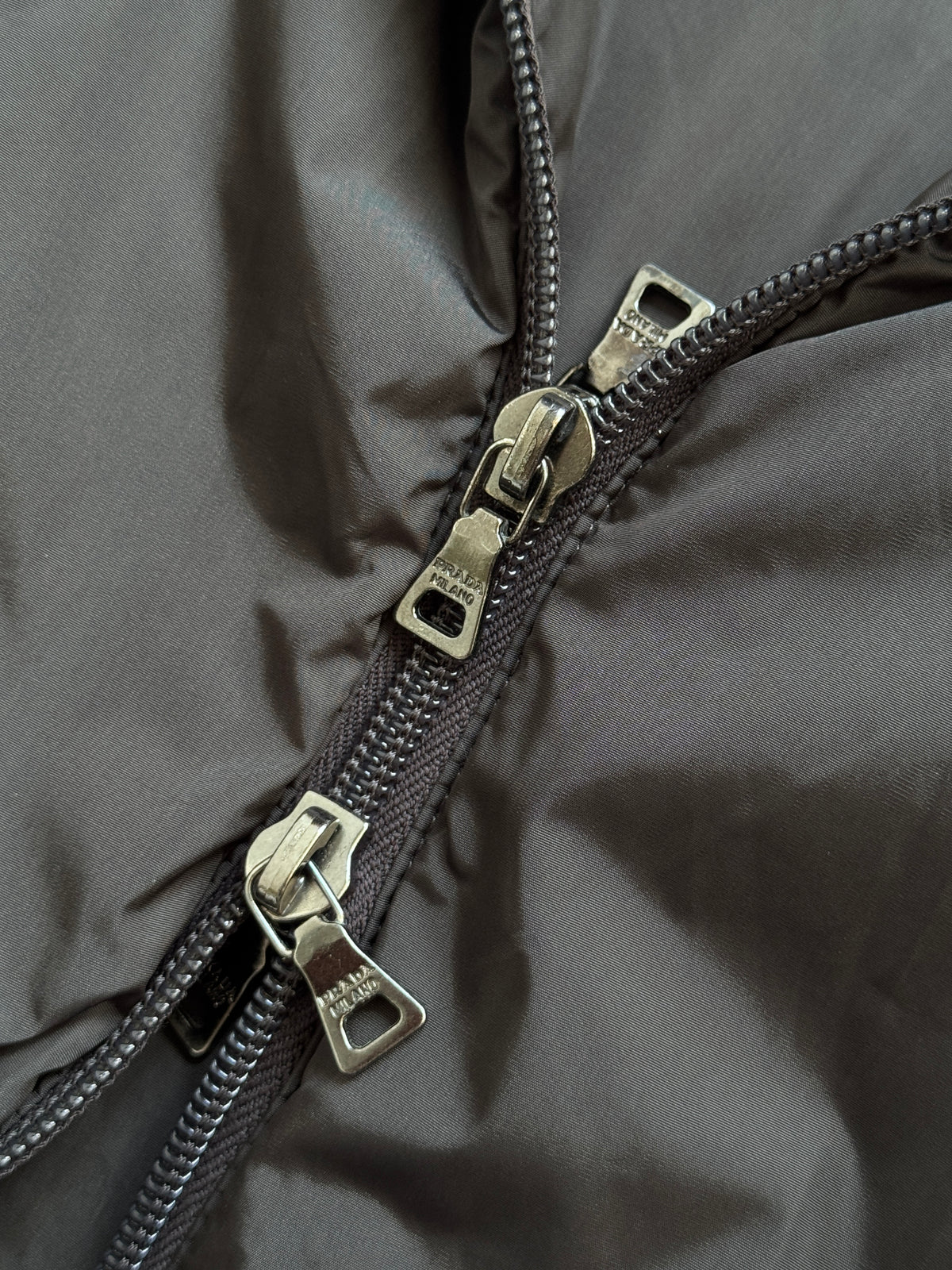 S/S 2005 Prada Sport Technical Padded Petrol Blue Jacket