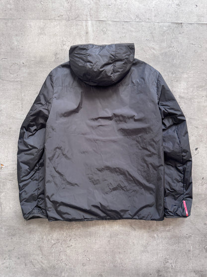 S/S 2005 Prada Sport Technical Padded Petrol Blue Jacket