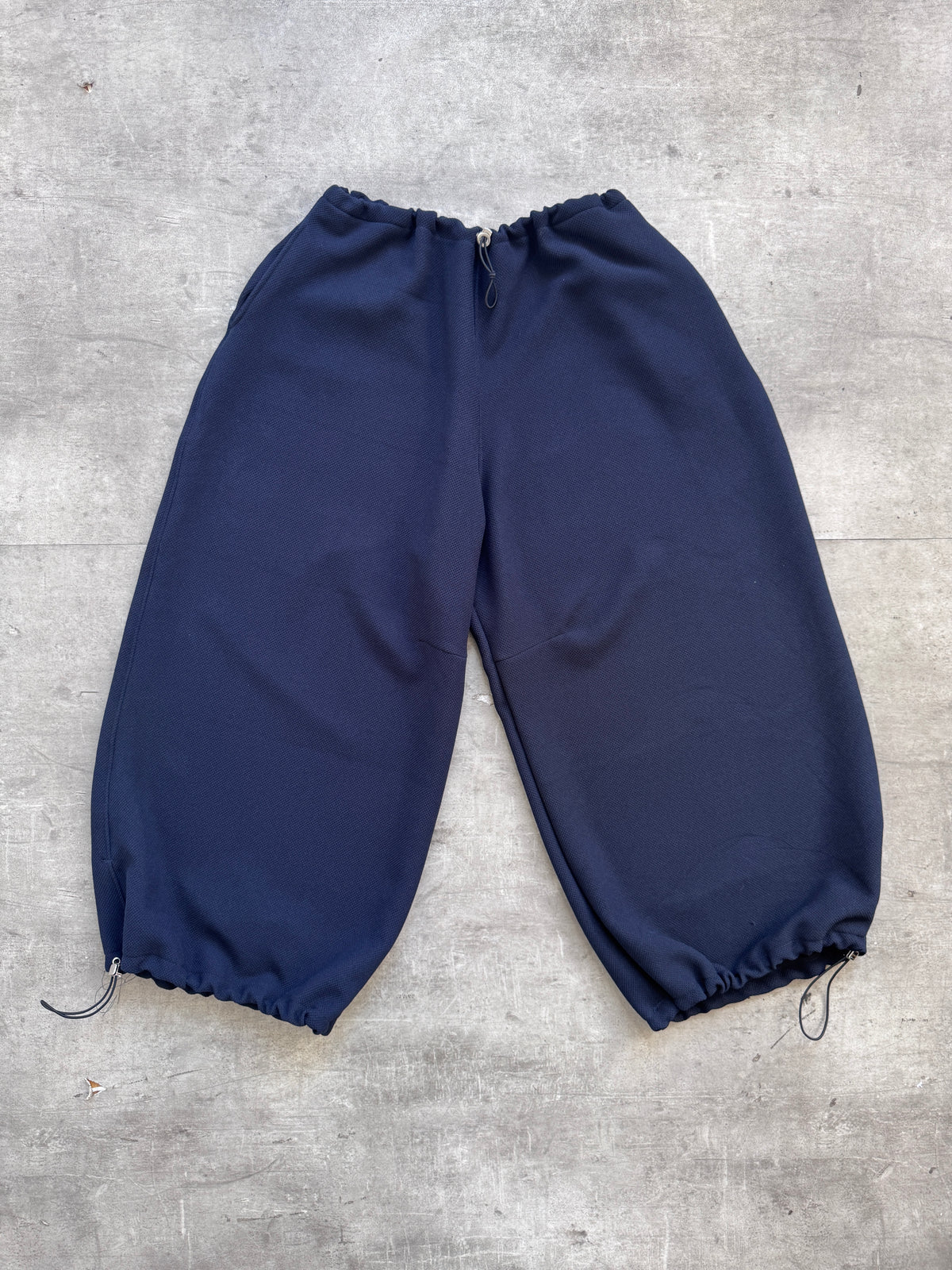 VT Rework: Textured Mesh Navy Oversized Balloon Pants