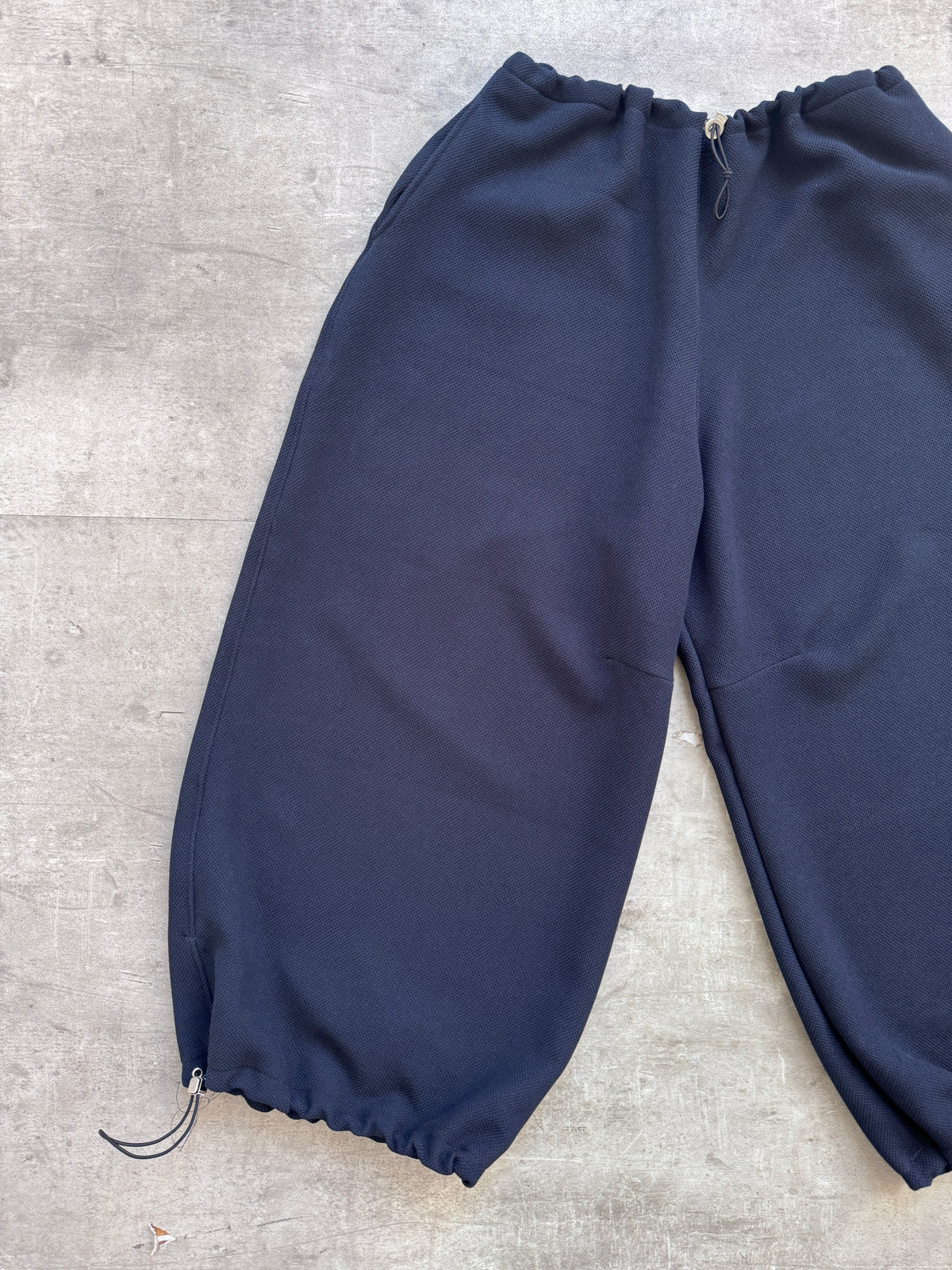 VT Rework: Textured Mesh Navy Oversized Balloon Pants