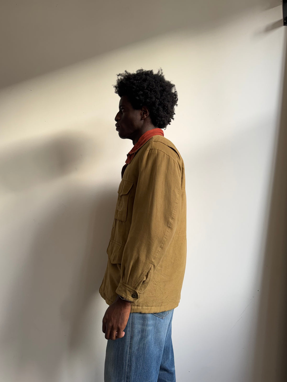 1990's Christian Dior Moleskin Multi-Pocket Field Jacket