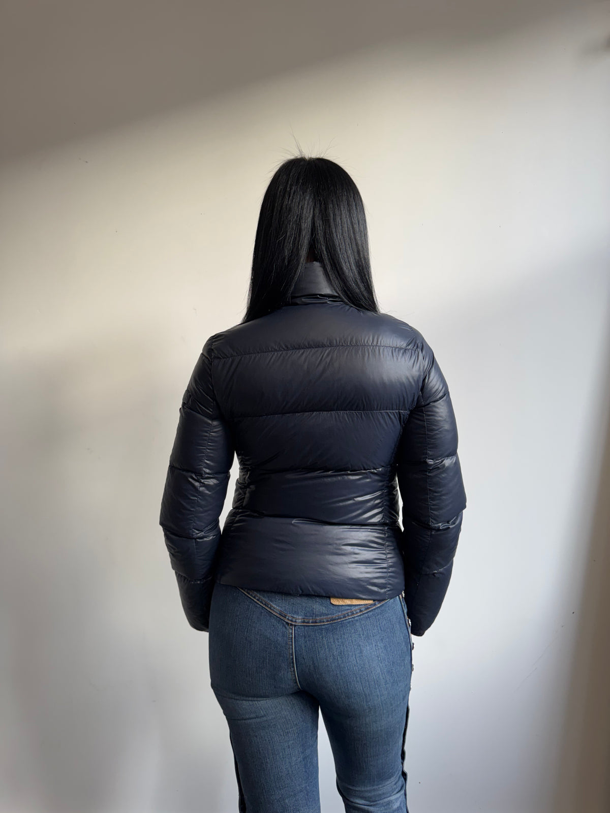 Prada Sport Plaque Technical Down Puffer Jacket