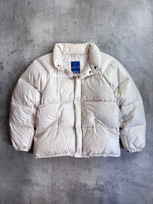 1990s Moncler Grenoble Cream Puffer Jacket