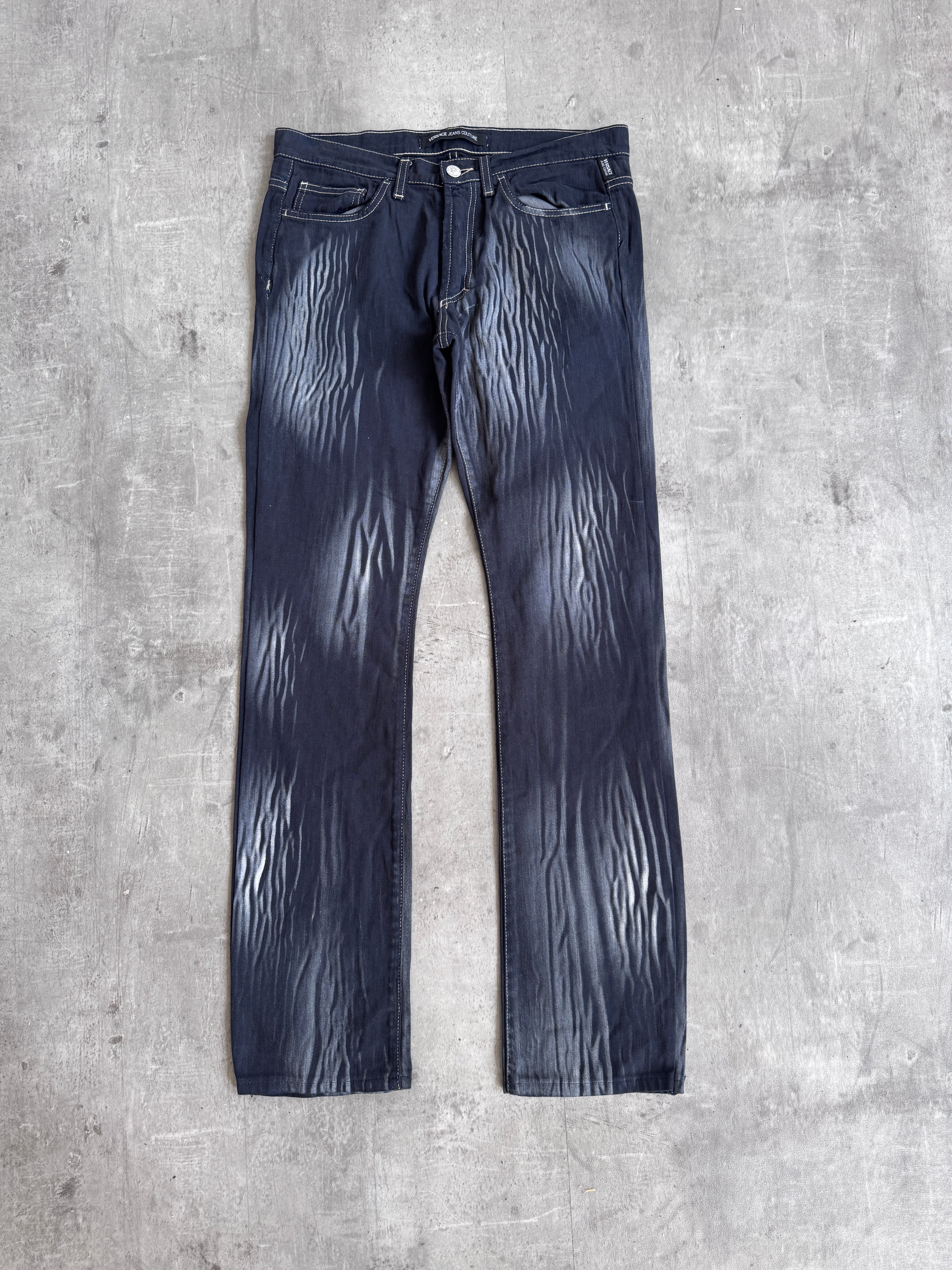 デニム・ジーパン overdue flair : 25SS / VINTAGE WIDE FIT DENIM (2colors) Vintage 90s 00s Zonz Wide Leg Denim Jeans High Waist Extra