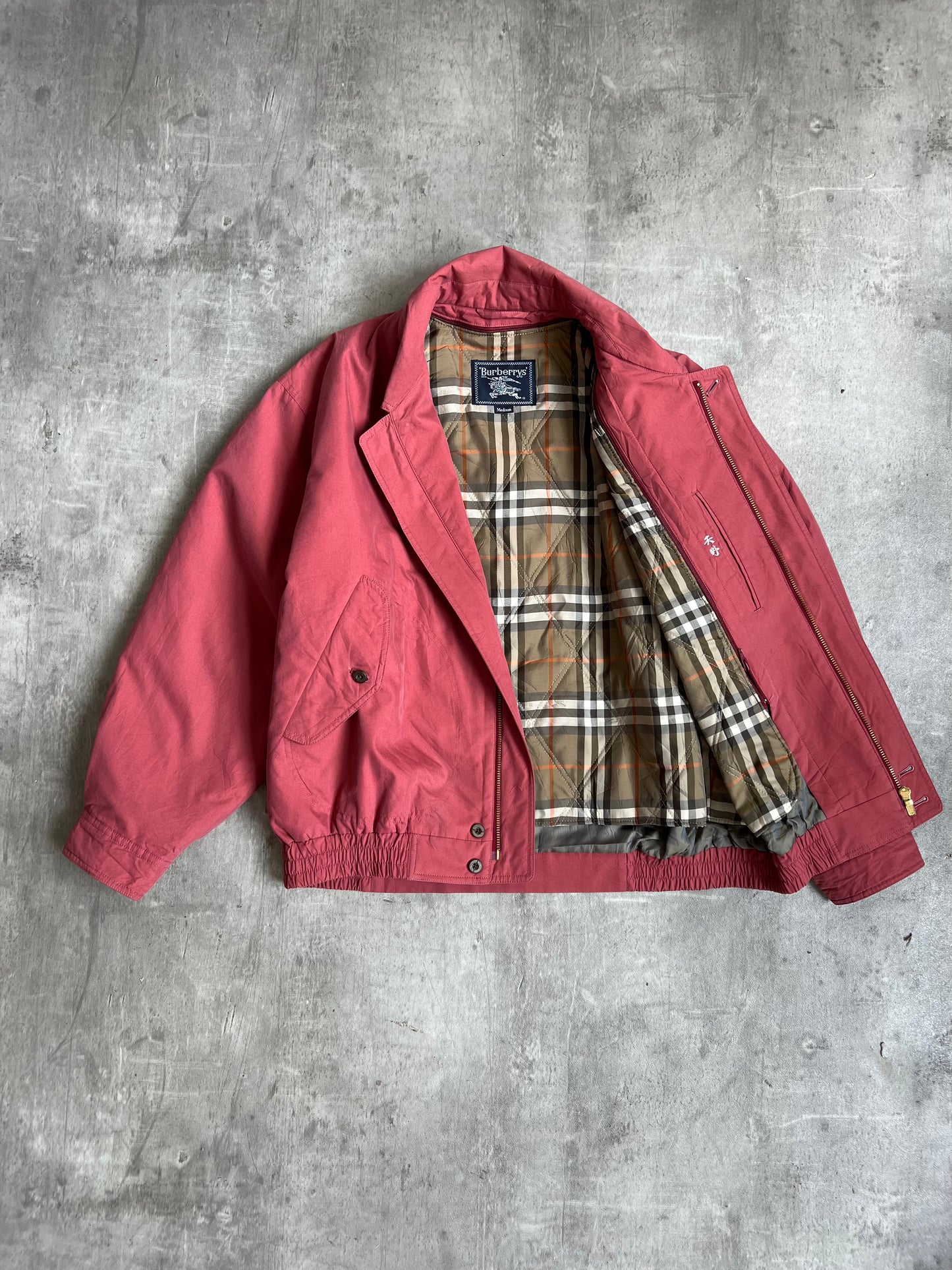 Burberry Coral Padded Harrington Jacket