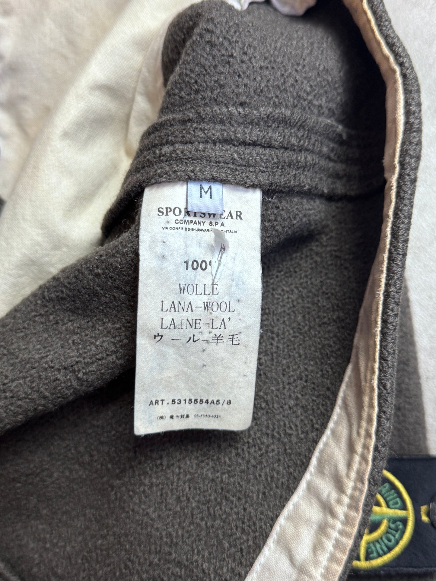 A/W 2010 Stone Island Brown Knit Jacket