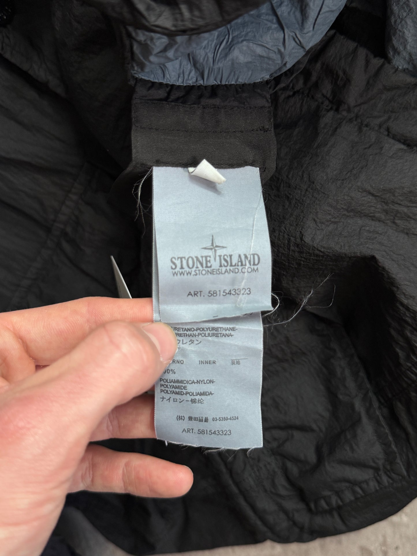 S/S 2013 Stone Island Navy Lightweight Membrana TC