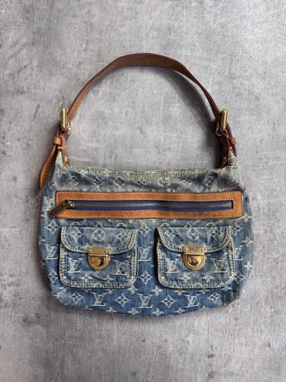 2006 Louis Vuitton Denim Baggy GM Shoulder Bag