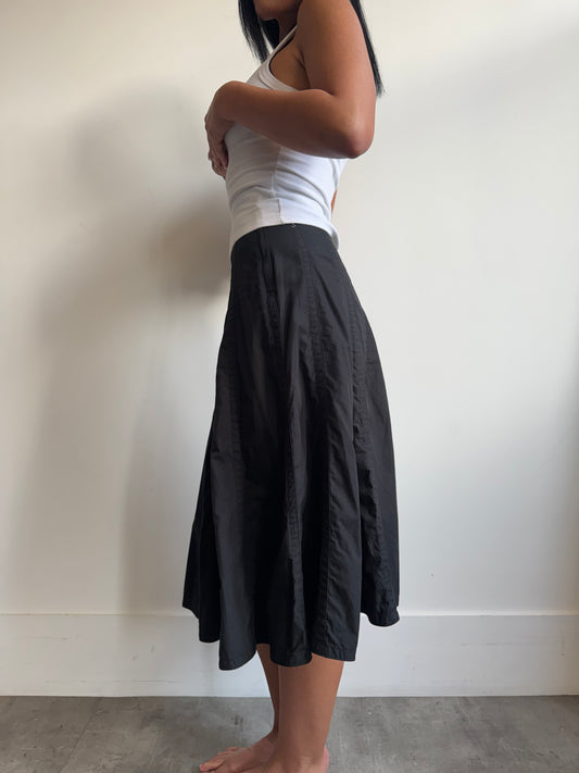 AD2002 Comme Des Garçons Tricot Darted Maxi Skirt