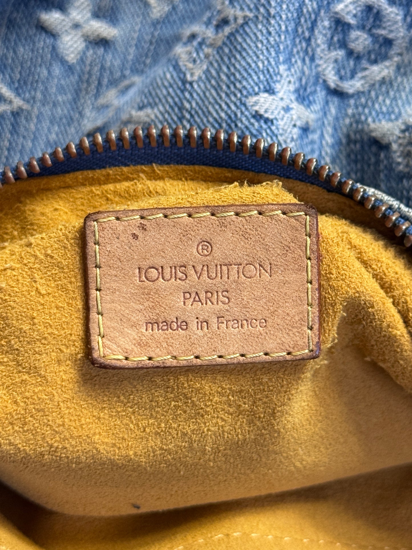 2006 Louis Vuitton Denim Baggy GM Shoulder Bag