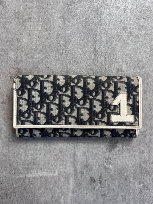 Dior Trotter Coated Canvas Monogram Purse