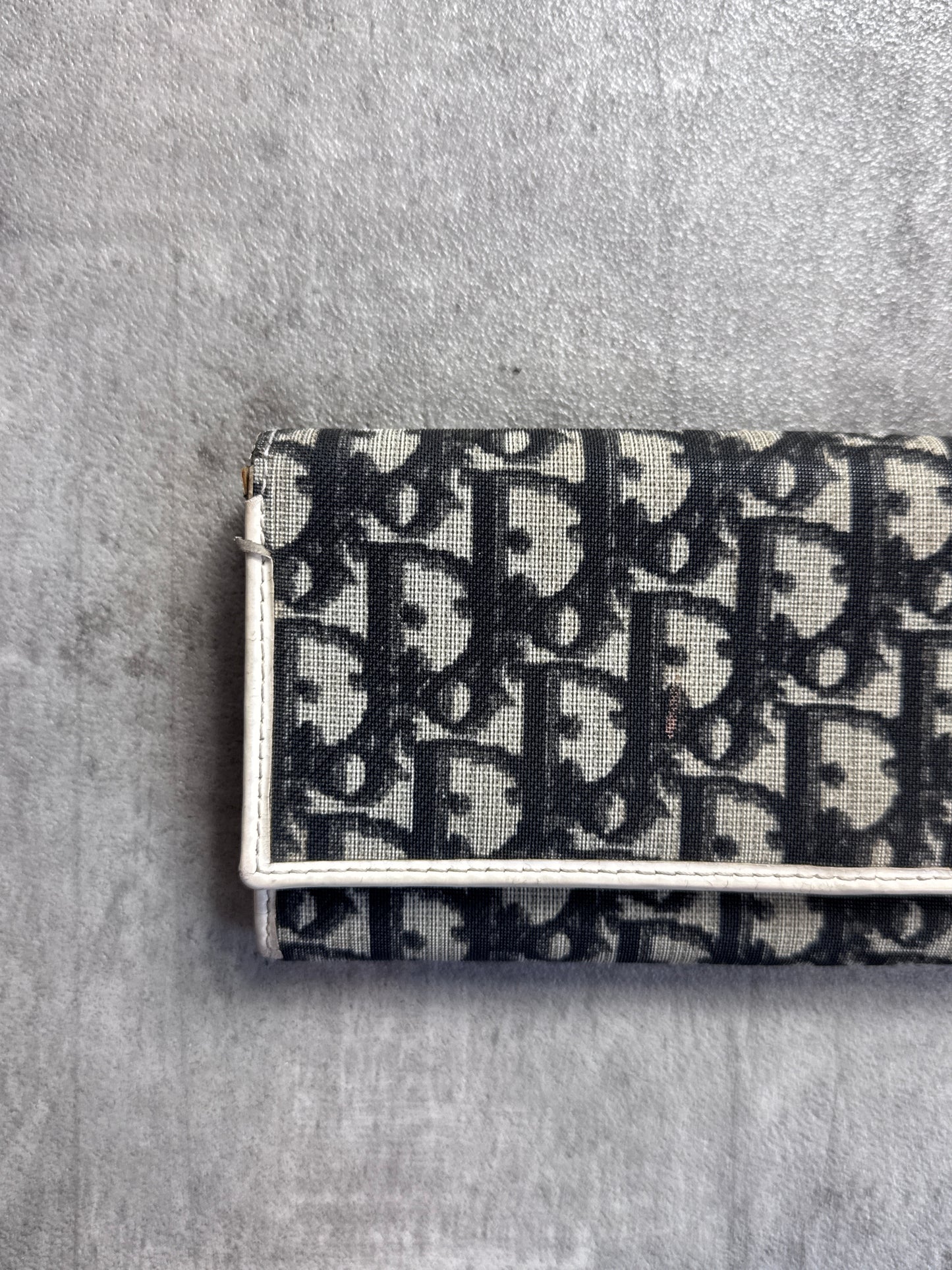 Dior Trotter Coated Canvas Monogram Purse