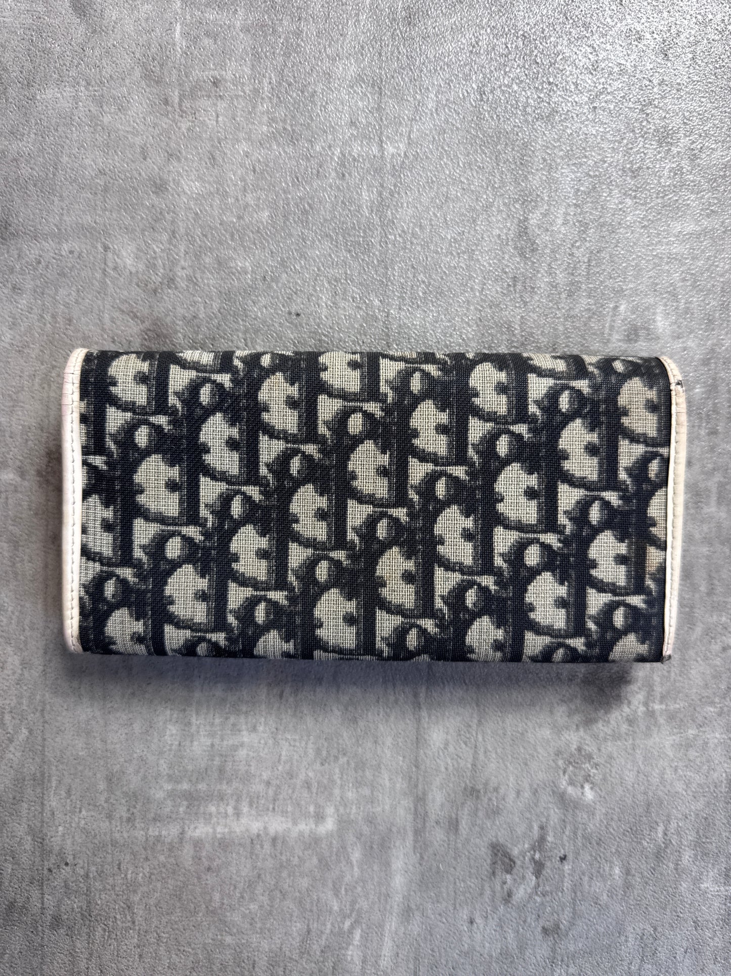 Dior Trotter Coated Canvas Monogram Purse