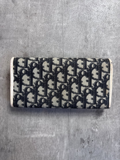 Dior Trotter Coated Canvas Monogram Purse