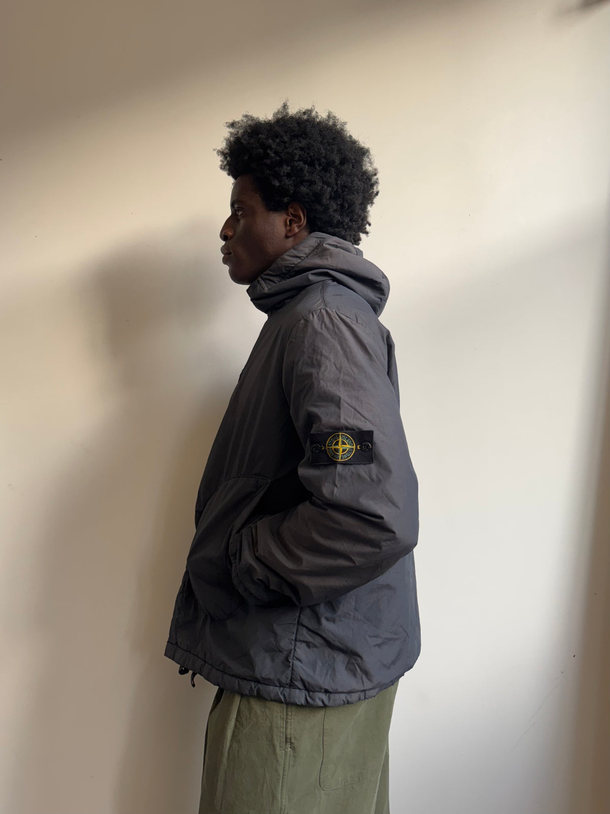 A/W 2001 Stone Island Paul Harvey Lung Pocket Hooded Quilt Jacket