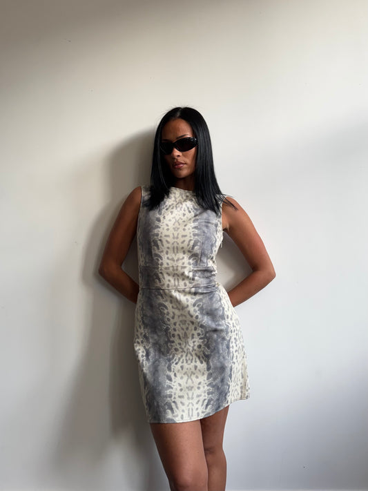 Gucci Leather Python Dress 2013